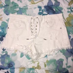 2 for $20 White shorts
